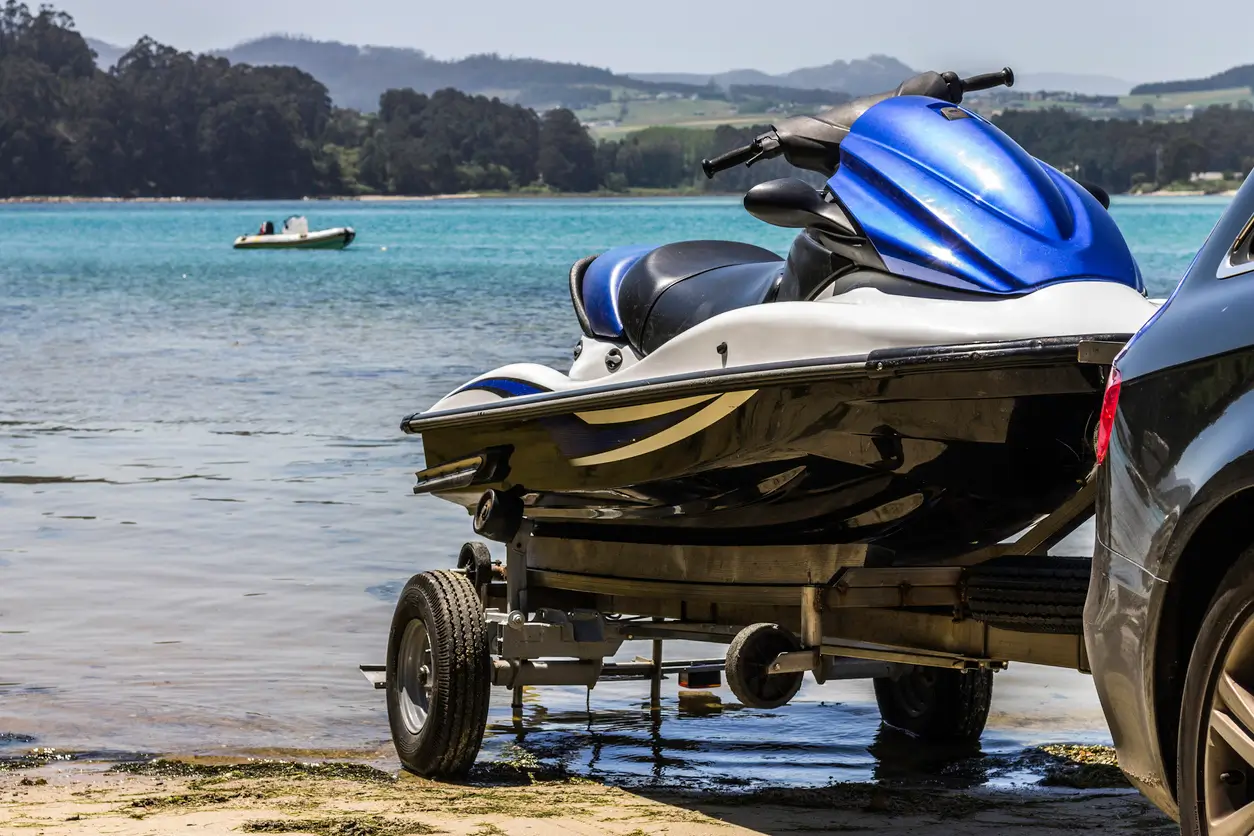 How to tow a jet ski