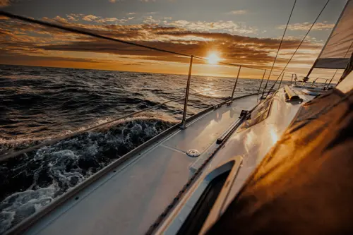 sail to another country